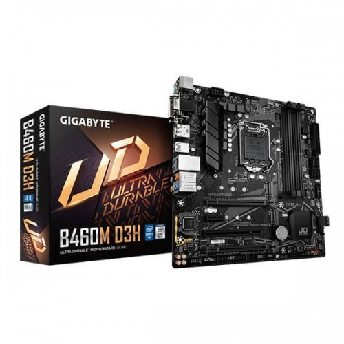 GIGABYTE B460M DS3H LGA 1200 Intel B460 Micro-ATX with M.2, SATA 6Gb/s, USB 3.2 Gen 1 Motherboard